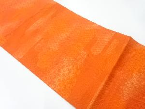 ヱ霞に古典柄模様織出し名古屋帯